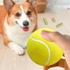 Quietschendes Tennis Hundespielzeug Bissfest Aggressiver Kauer Interaktiver Ball Spielzeug Kleiner Mittlerer Großer Hund Zahnwechsel Reinigungsball Spielzeug