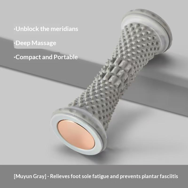 Pp Foot Massage Roller Textured Surface Deep Pain Relief For Home Use Workout Yoga Recovery