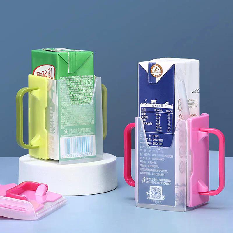 1pc Anti-Squeeze Cup Holder, Adjustable Milk Cup Holder Juice Box Holder, Portable Drink Holder For Home, Car, Or Traveling