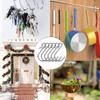 60 Metal Grooved Hooks Christmas Lights Hooks Weatherproof Light Clip Hooks For Hanging Christmas Decorations Outdoor String Lights, Party Decorations