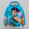 KPop Demon Hunter Rumi Cute Cartoon Girl Hoodie Warm Children's Wavy Fashion Casual Pullover