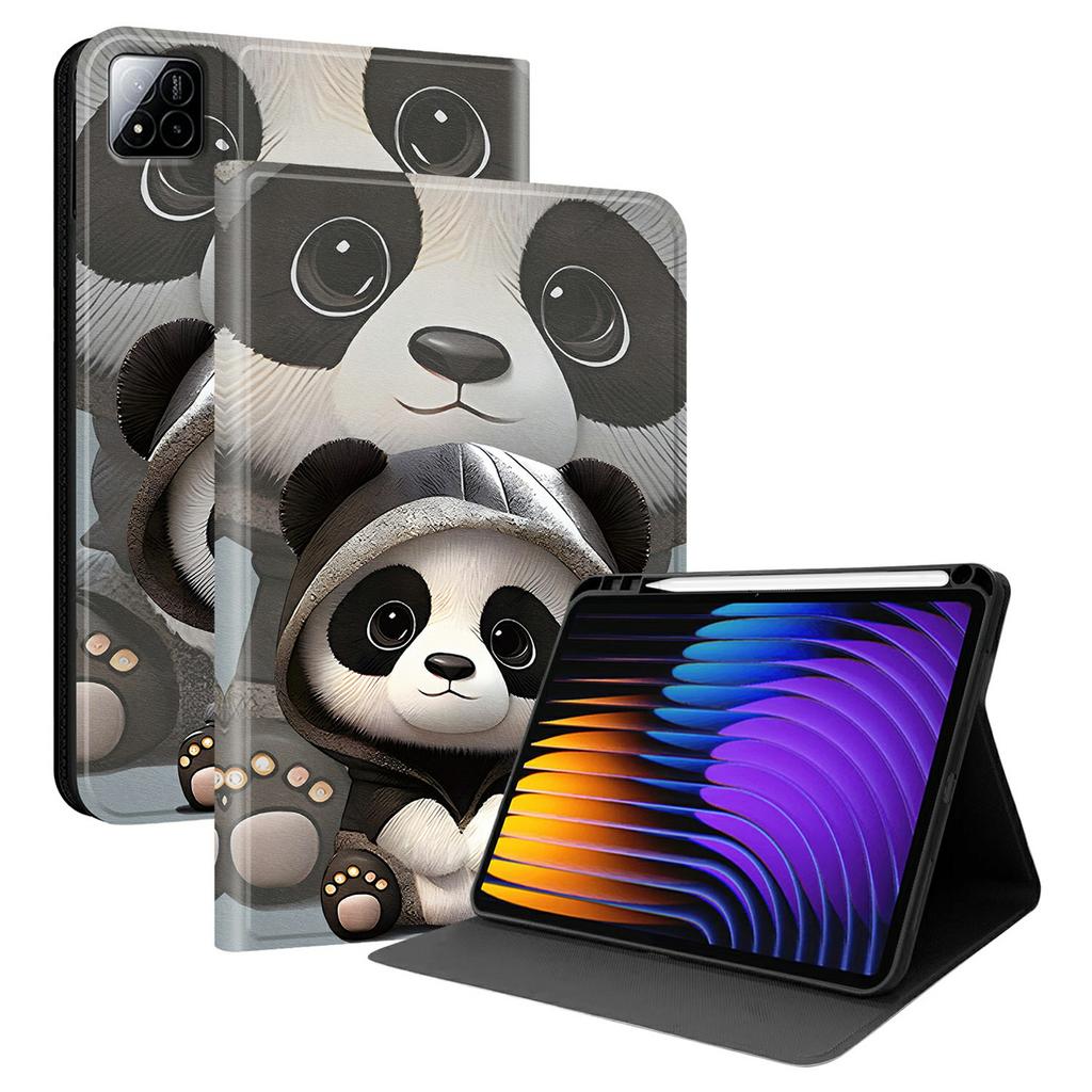 PU Leather Case For Xiaomi Poco Pad X1/Pad 8 Pro/Pad 8/Pad 7 Pro/Pad 7 Pattern Print Tablet Cover Stand with Pen Slot (Stylus Not Included)