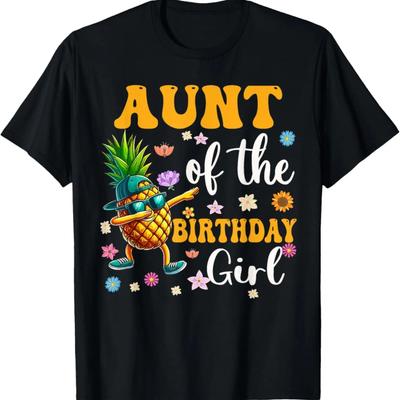 Aunt Of The Birthday Girl Party Pineapple Outfit Bday