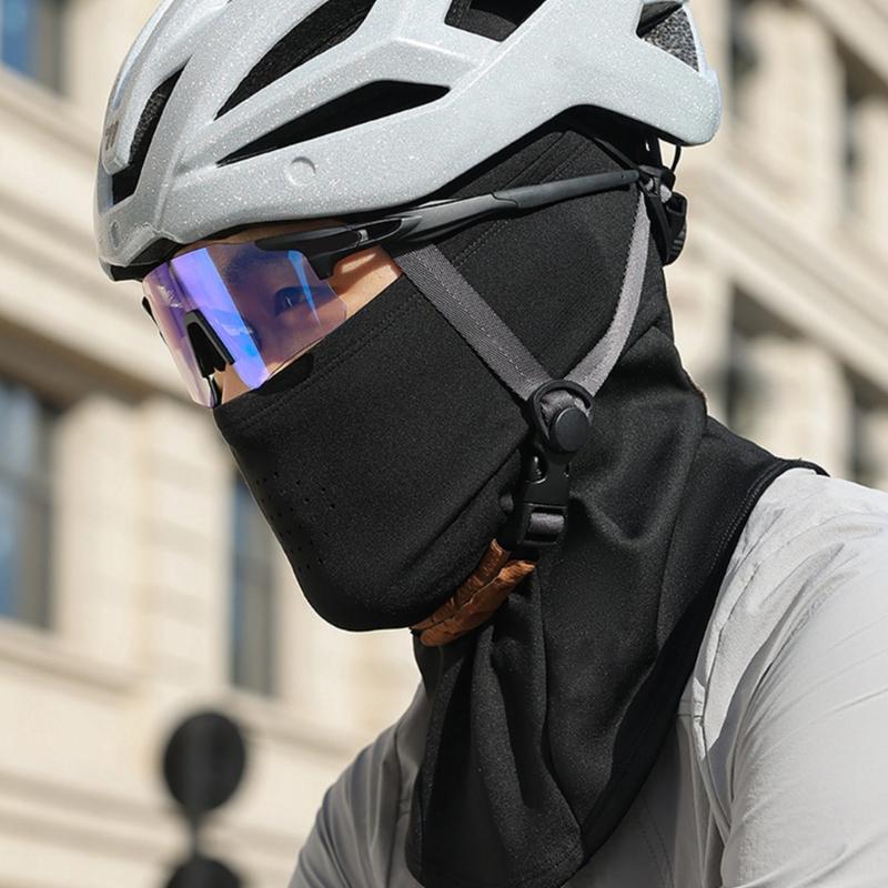 Outdoor Cycling Head Cover Ski Mask Hiking Scarves Windproof Fleece Balaclava Hat Full Face Mask Hooded Neck Warmer