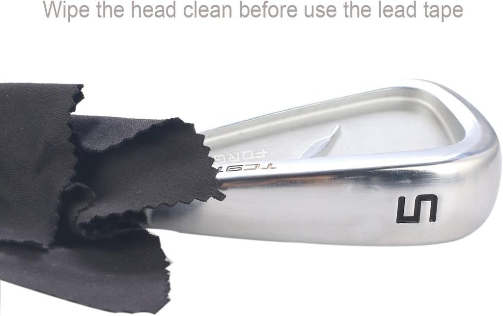 Lead Foil Tape for Golf Tennis and Fishing Lead Balance Golf Maintenance High Density Lead x 2g/inch Clubs, Rackets, Rods, Sheet, Tape, Supplies,