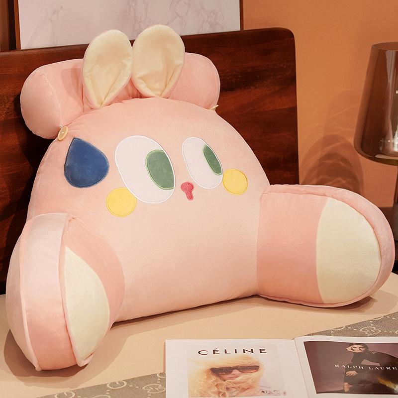 Cartoon bedside soft Animal Cat Dog Backrest Sofa Cushion Triangle Pillow On The Bed Gifts 40cm
