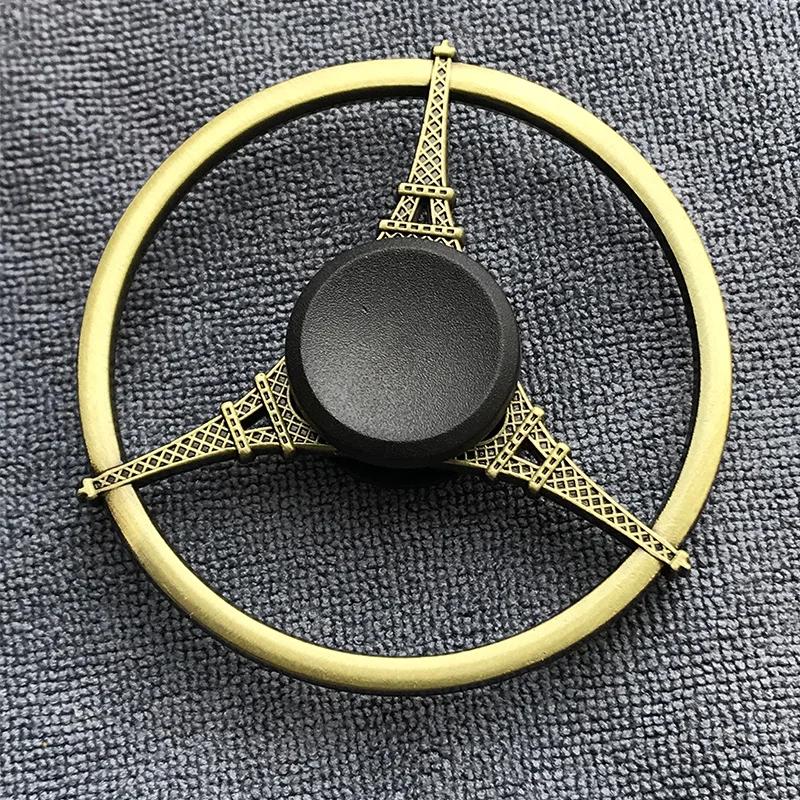 Bronze Color Metal Fidget Spinner R188 Mute Bearing Alloy Hand Spinner Stress Relief Decompression Toys for Kids Adult Gifts