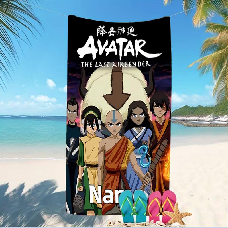 Customizable personalized beach towels Avatar The Last Airbender themed designs.Suitable for the beach, yoga, sports;ideal as beach accessories