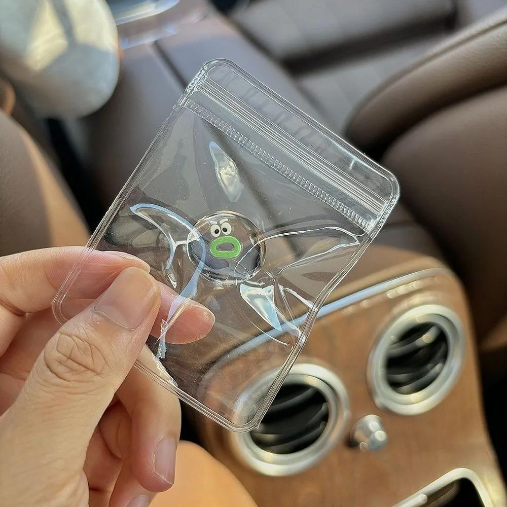 10pcs Squishy Mini Transparent Expression  Stress Relief Toy Sensory Fidget Toys for Kids Adults Anxiety Relaxation Squeeze Gift