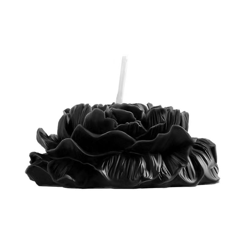 Peony Flower Shaped Aromatherapy Candle – Gift for Birthdays and Special Occasions
