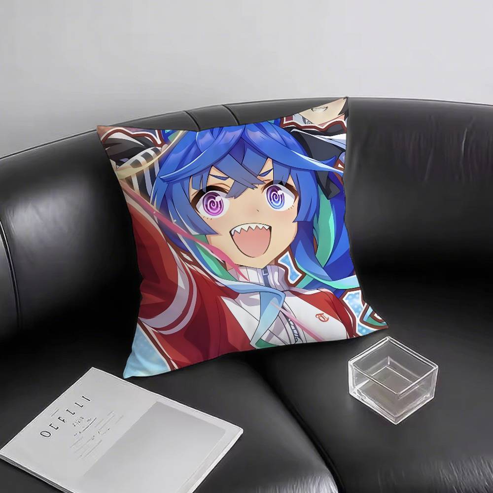 1pc Anime TWIN TURBO Pillow Case Fashion Square Pillowcase Bedroom Sofa Room Ins Decoration Leisure