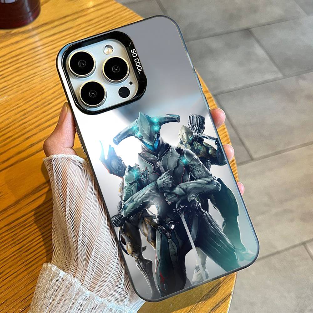 Game W-Warframe High-definition Printing Phone Case For iPhone 16 17 15 14 12 13 Pro Max Black Color Shockproof Cover