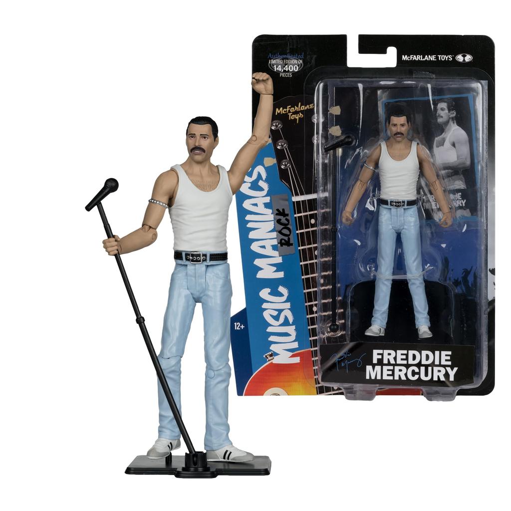 McFarlane Toys - Music Maniac Rock Freddie Mercury 6-inch Action Figure