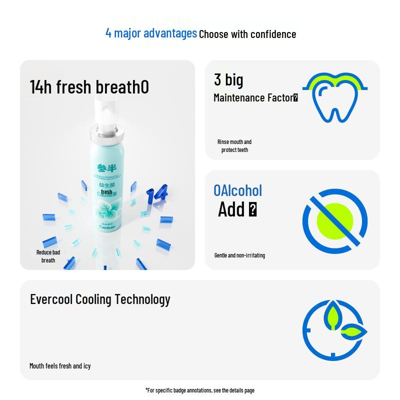 Semi-Half Breath Freshener Oral Spray
