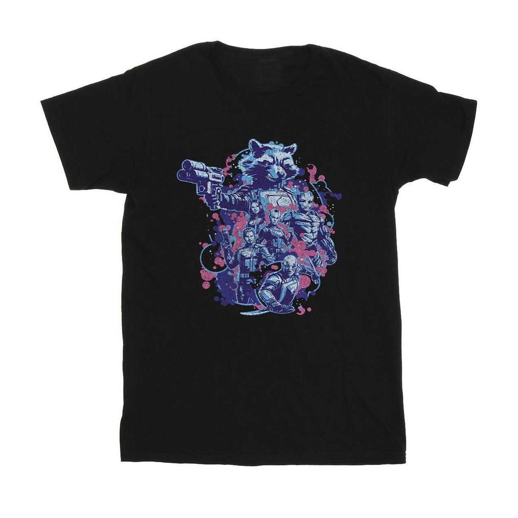 Guardians Of The Galaxy Volume 3 Mens Group Pose Cotton T-Shirt