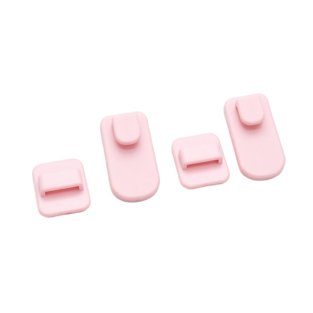 Adhesive Remote Control Holder Hooks Wall Mounted Storage Clips for Organizing Small Electronic Devices and Accessories Easy Installation