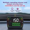 Car Heads Up Display with Built In Map Auto HUD Projector for Accurate Speed Tracking & Multifunctional Data Analysis