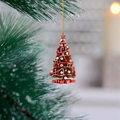 Christmas Decorations Christmas Decoration Transparent And Durable Home Supplies Christmas Tree Pendant Acrylic Christmas Gifts