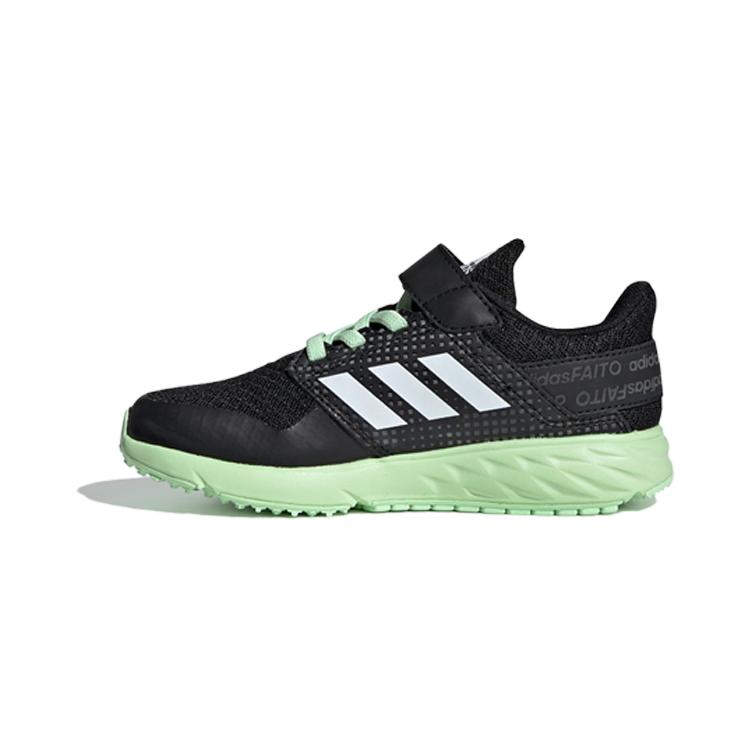 

Adidas Fortafaito El K Slip Resistant Low top Kids Running Shoes Black Green Children Aged 3 7 Years Old EE7308 33