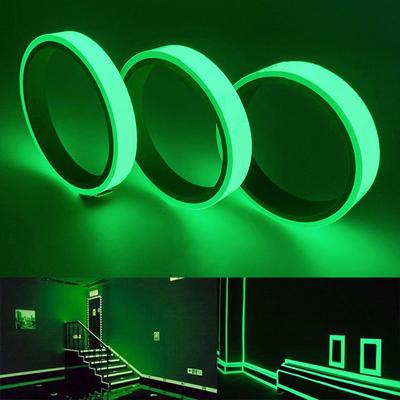 3M Leuchtband Warnband Glow In The Dark Wandaufkleber Wohnzimmer Schlafzimmer Dekoration DIY Kunst Aufkleber Fluoreszierend
