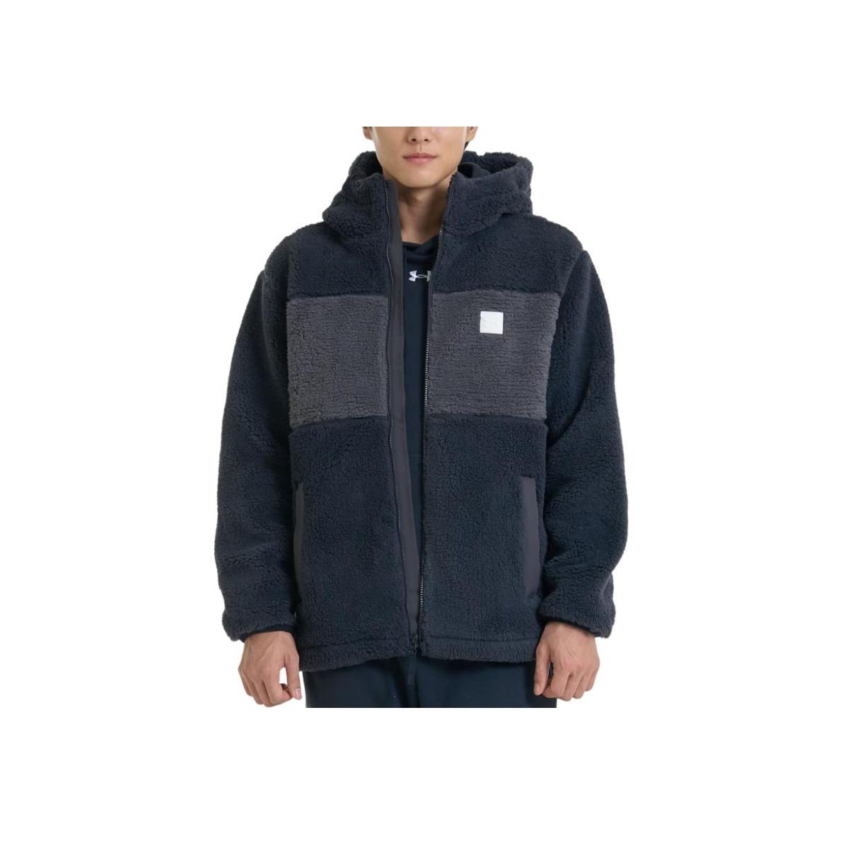 

Under Armour Storm APAC Шерпа Удобная Дышащая Флисовая Куртка с Капюшоном Унисекс Куртка Черный Слоновая кость 1371549-001 XL