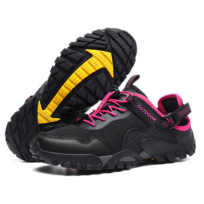 

Летние кроссовки для ходьбы по воде для мужчин, уличные мужские кроссовки, быстросохнущие, для треккинга, пляжа, босиком, аква, для рыбалки вверх по течению, женские 42 красный