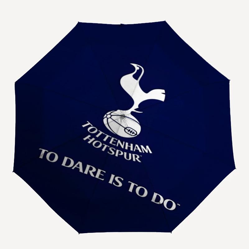 1pc T-Tottenham Hotspur Umbrella, Sun Protection, And UV Shielding. It Has Eight Sturdy Ribs for Outdoor Use And Perfect As a Holiday Gift