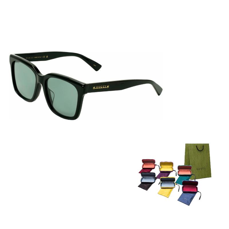 

GUCCI Star Hollywood Style Holiday Travel Plate Frame Square Sunglasses Unisex Couple Style 56 чёрный