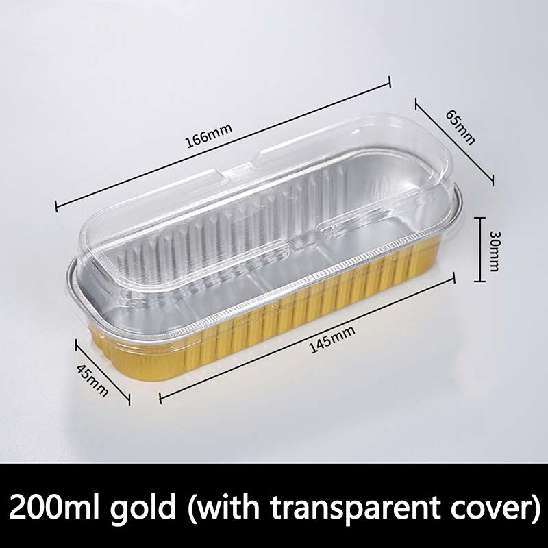 10Pcs Mini Loaf Pans With/Without Lids Rectangle Aluminum Foil Baking Pans Reusable Mini Bread Containers Muffin Tins