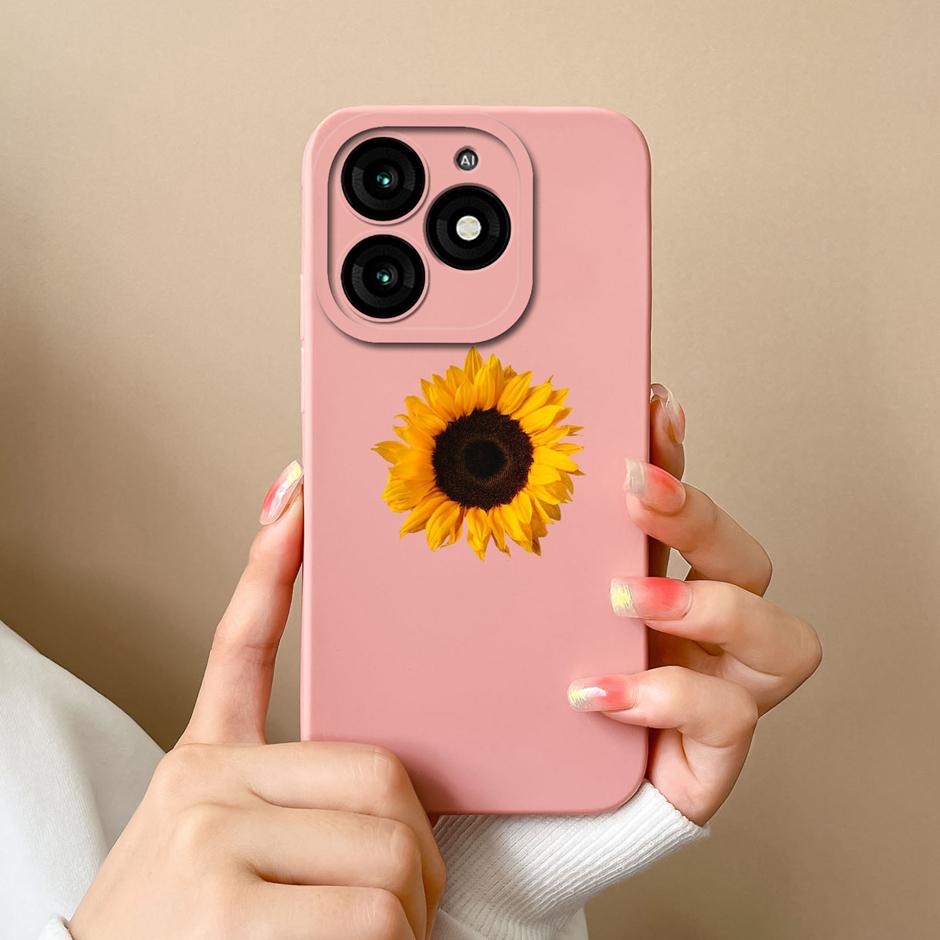 For Tecno Itel A70 Phone Case Cool Girl Cartoons Pattern Liquid Silicone Shell For ItelA70 A 70 High-quality New Design Fundas