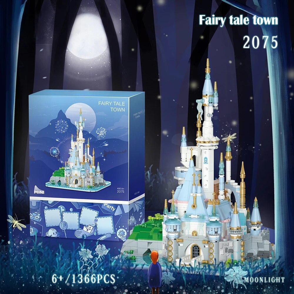 TOYLINX DIY Model 1366PCS Princess Castle Building Blocks Set Construction Set Bricks Assembly Toy for Kids and Adult with Box