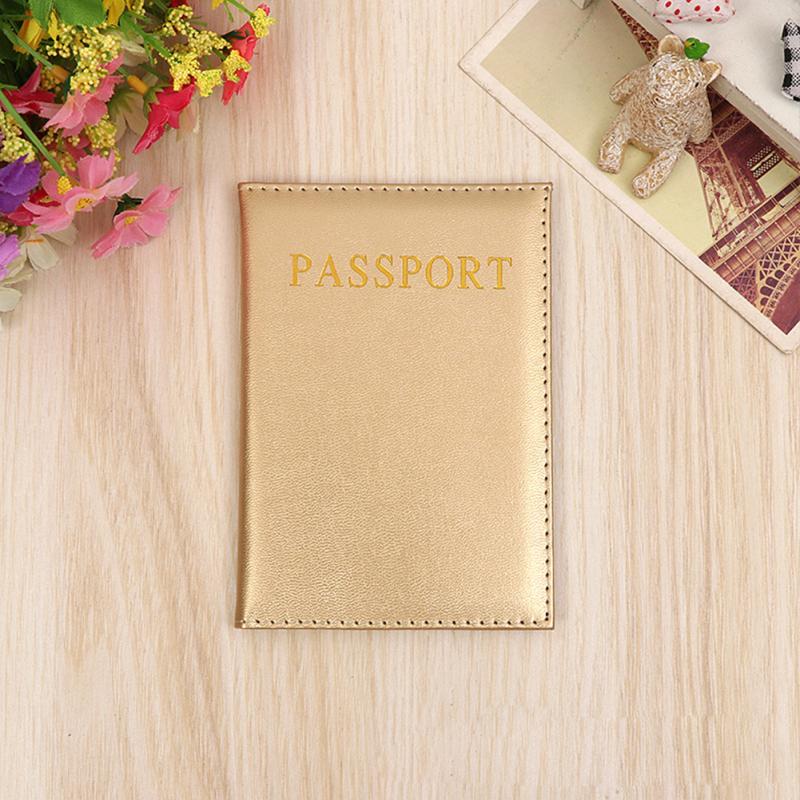 Universal Fashion Passport Holder Pu Leather Travel Id Credit Card Passport Cover Travel Wallet