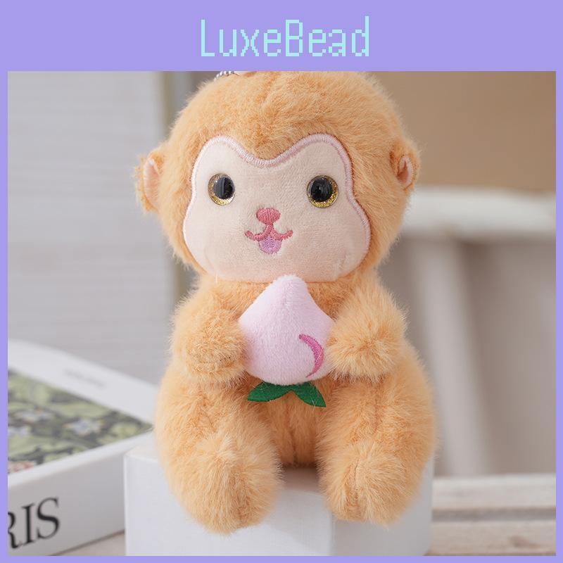 Soft Monkey Plush Keychain Pendant Figure Cotton Backpack Accessory Collecting