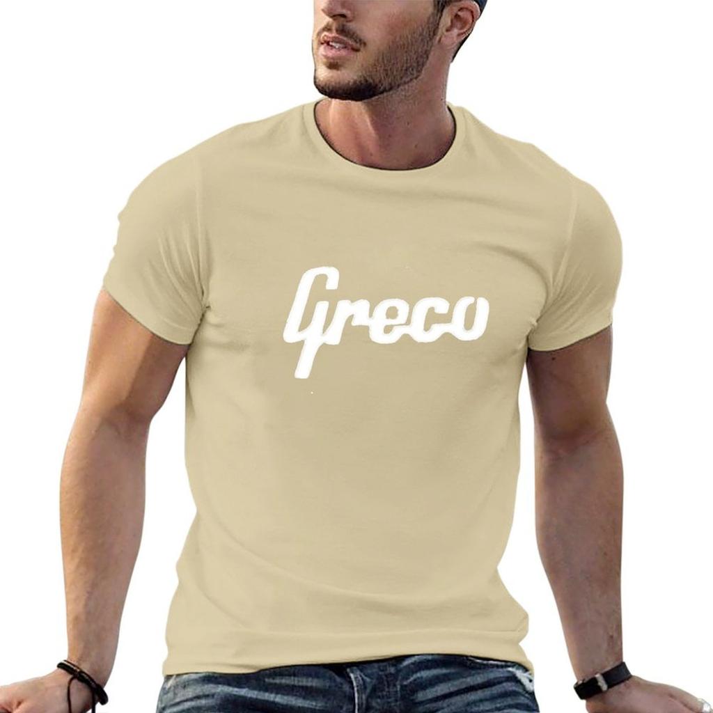 Greco Guitar T-Shirt summer top anime stuff t shirt for men