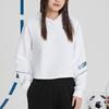 Puma Letter Print Short Casual Hoodie Women Hoodies White 848234-02