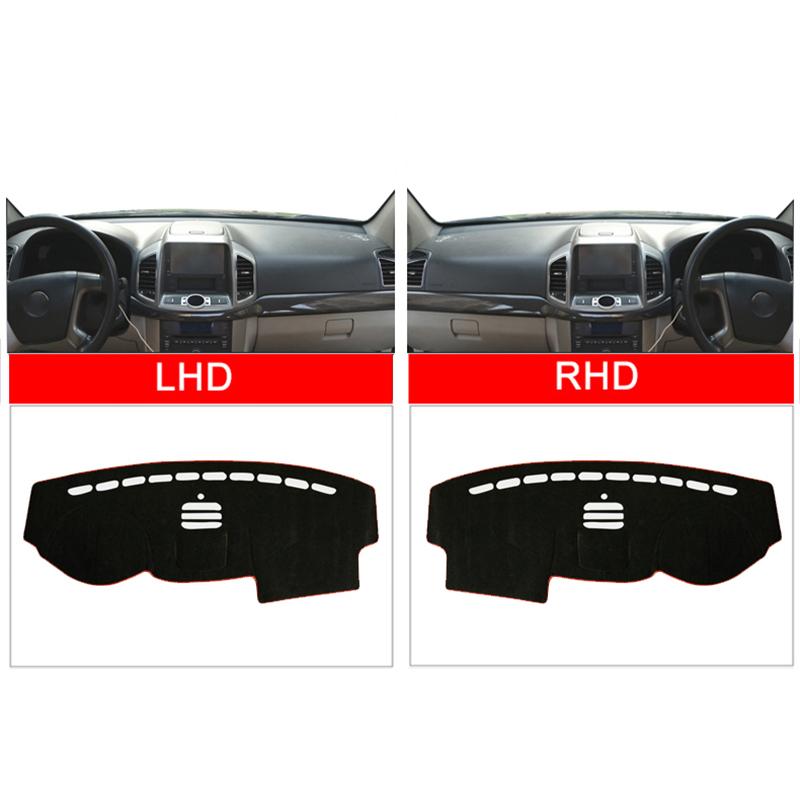 For Chevrolet Captiva C100 C140 2006- Car Dashboard Cover Mat Sun Shade Pad Trument Panel Carpets Protector Accessories