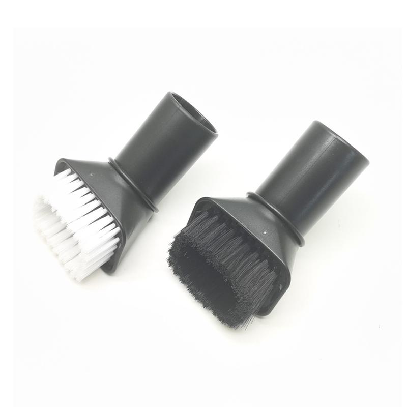 Practical-Dust Brush 1.25Inch Cleaner Vacuum Brush Soft Bristles With 1-1/4Inch To1-3/8Inch Hose Adapter,For Karcher Phili