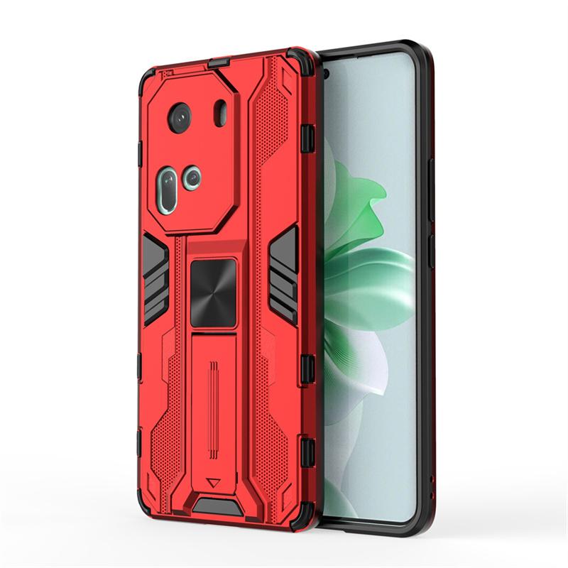 For OPPO Reno 11 5G Case Car Magnetic Holder Stand Armor Funda For OPPO Reno11 5G 6.7" CPH2599 Camera Protect Hard PC Back Cover