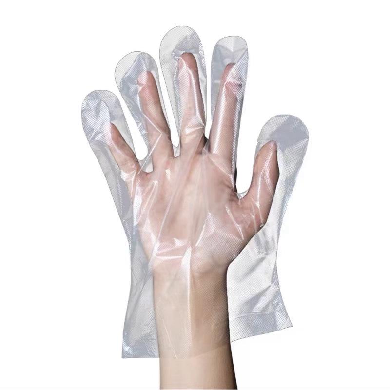 1000 Disposable Food-Grade Transparent Plastic Gloves for Kitchen, Catering, Hairdressing, Household Use