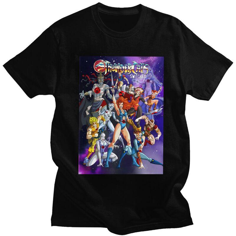 

Custom Cartoon Anime Thundercats Tshirt for Men Short Sleeve Leisure T Shirt T-shirt Slim Fit Pure Cotton Tees Gift - Men s S... S разноцветный