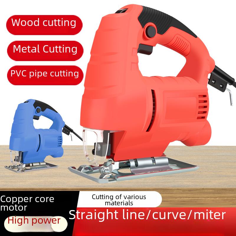 Electric Curve Saw: Portable Multi-Function Woodworking Tool for Manual or Powered Cutting