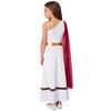 Vestido sem mangas de retalhos metálicos para meninas Fantasia de Deus Grego Romano Manto Xale Roupa de Palco