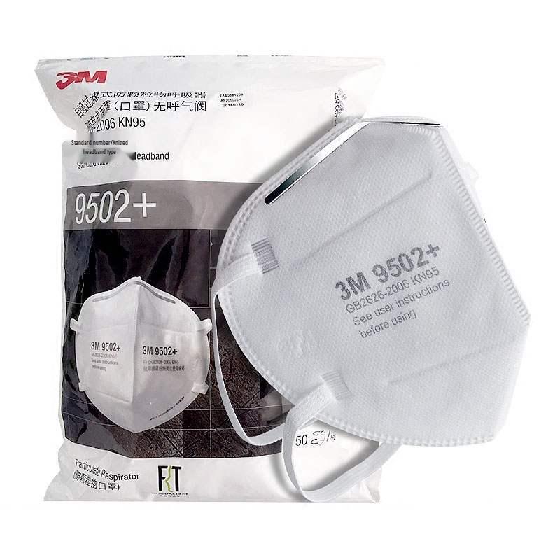 3M 9501+/9502+ KN95 Dust Mask with Headband In Eco-Friendly Packaging