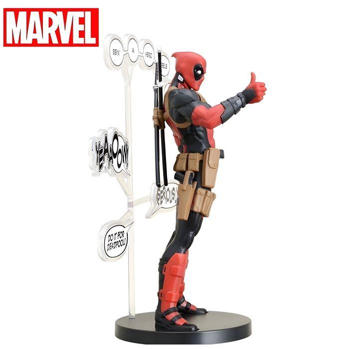 Figurine - Sega - Deadpool - 20 Cm - Red - Official Marvel Comics