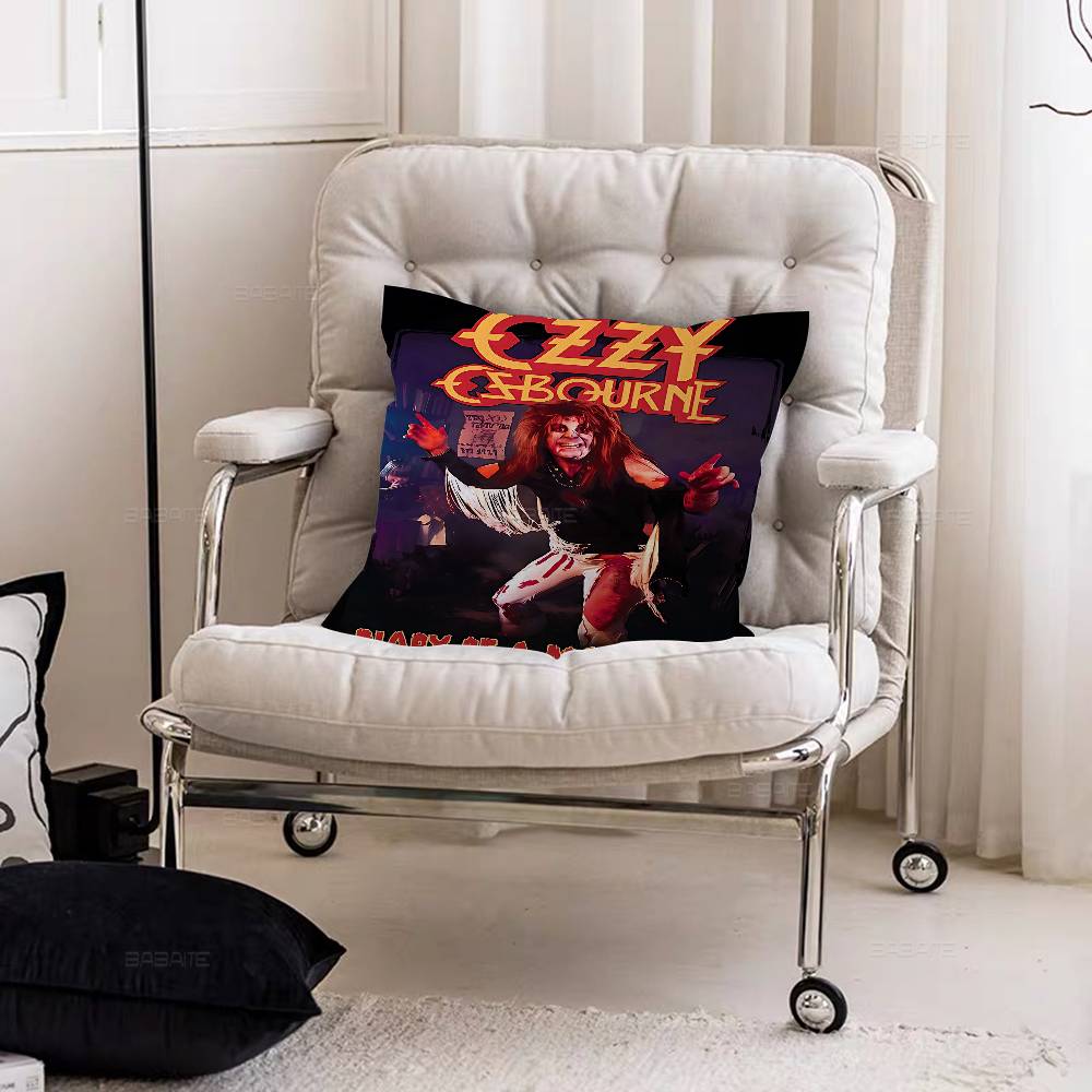 Rock O-Ozzy Osbourne Povlaky na polštáře Domácí povlečení Dekorativní povlak na polštář Svatba Super měkký povlak na polštář