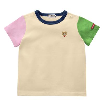 HOUSE Hot Kurzarm Jungen Mädchen Baby Kleidung Elfenbein 70cm [MIKI Kekse] T-Shirt Kinder 70-5210-683