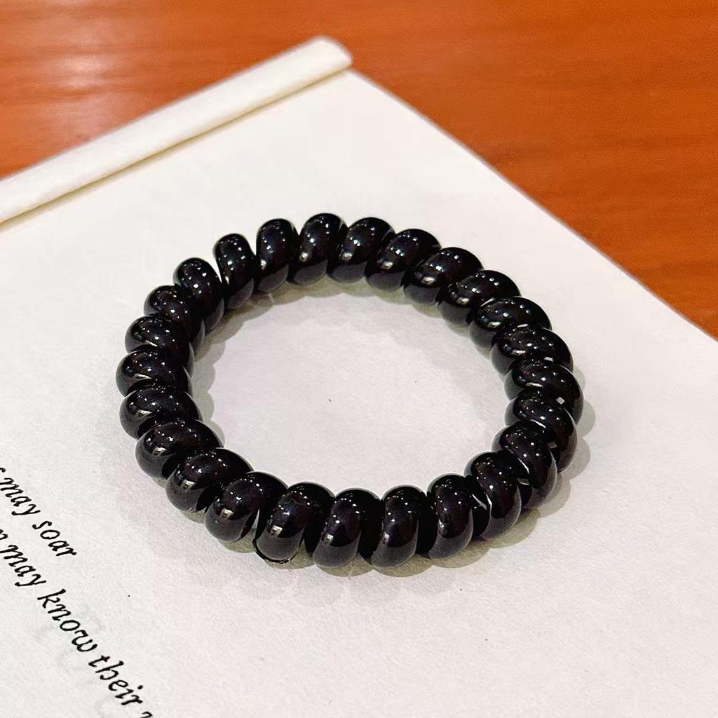 Gradient Elastic Hair Tie – High-Quality Telephone Cord Hair Accessory