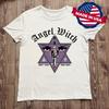 DON'T TURN YOUR BACK Angel Witch Band White Shirt Unisex All Size LO389 Unisex T-Shirt