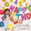 Deerzon Birthday and Anpanman Balloon Set for and 3rd Year Old Boys and with Birthday Numbers Decorations, Dokin-chan 1st, 2nd, Girls, (Dokin-chan)