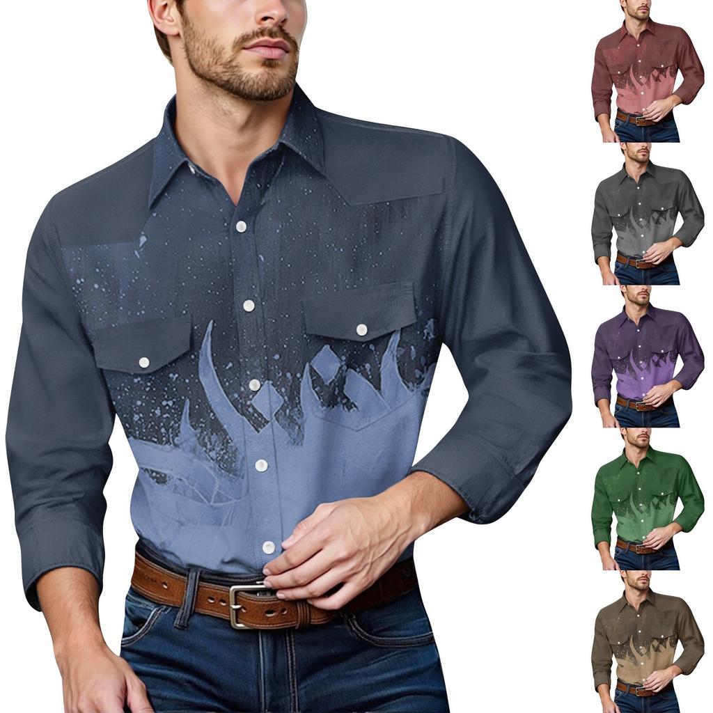 Men'S Fashionable Lapel And Shoulder Length Short Sleeved Casual Top